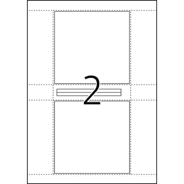 Herma Etykiety samoprzylepne 4373 na opakowanie do CD, 121 x 117,5 mm, białe, papier matowy, 50 szt (4373)