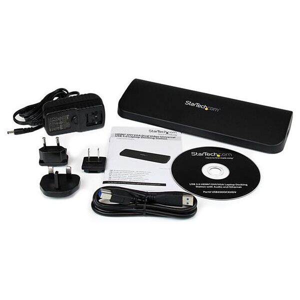Stacja/replikator StarTech Dual Video Dock USB 3.0 (USB3SDOCKHDV)
