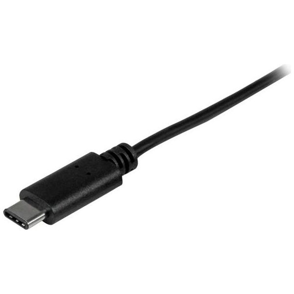 Kabel USB StarTech USB-A - USB-C 1 m Czarny (USB2AC1M)