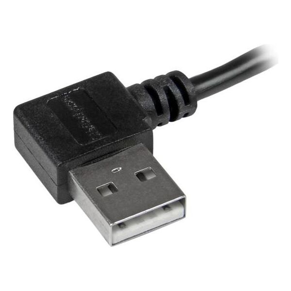 Kabel USB StarTech USB-A - microUSB 2 m Czarny (USB2AUB2RA2M)