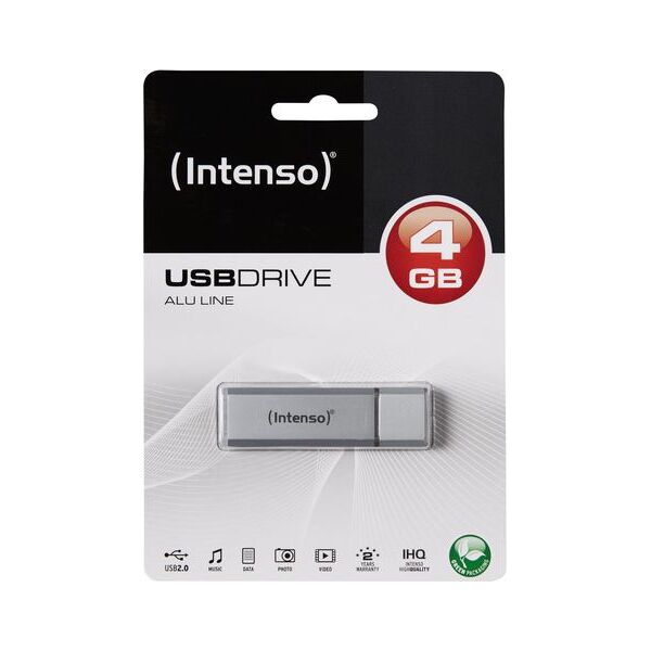 Pendrive Intenso Alu Line, 4 GB  (3521452)