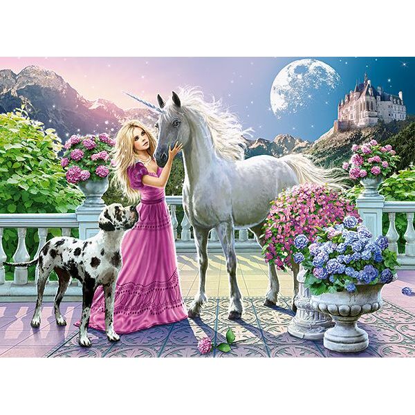 Castorland Puzzle Mój Przyjaciel Jednorożec 300 elementów (030088)