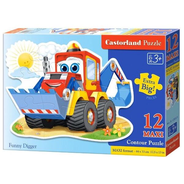 Castorland CASTOR 12 MAXI Zabawna koparka - 120024