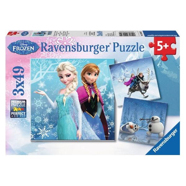 Ravensburger Puzzle 3x49 Kraina Lodu - 092642