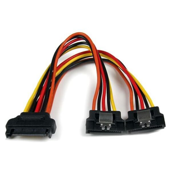StarTech SATA 15-pin - SATA 15-pin x2, 0.15m, Wielokolorowy (PYO2LSATA)