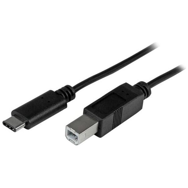 Kabel USB StarTech USB-C - USB-B 1 m Czarny (USB2CB1M)