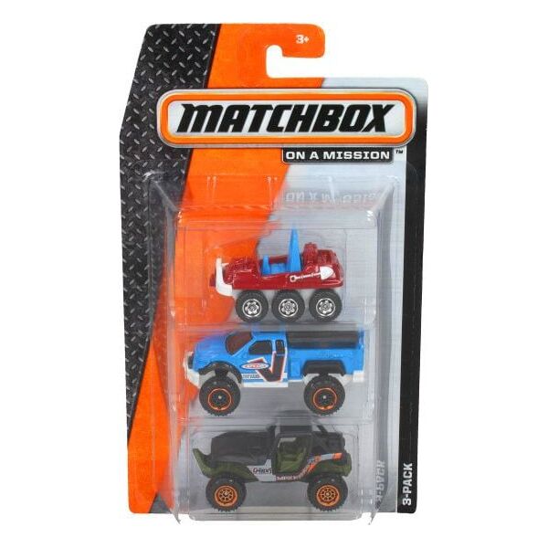 Mattel MatchBox Trzypak samochodów