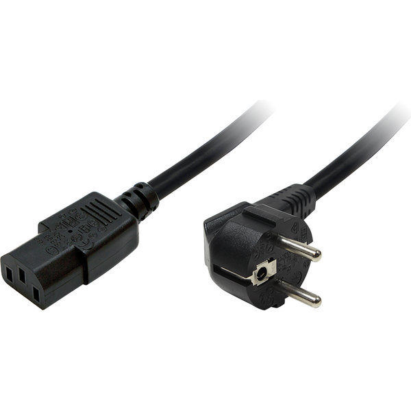 Kabel zasilający LogiLink Schuko-C13, 1,80m (CP090)