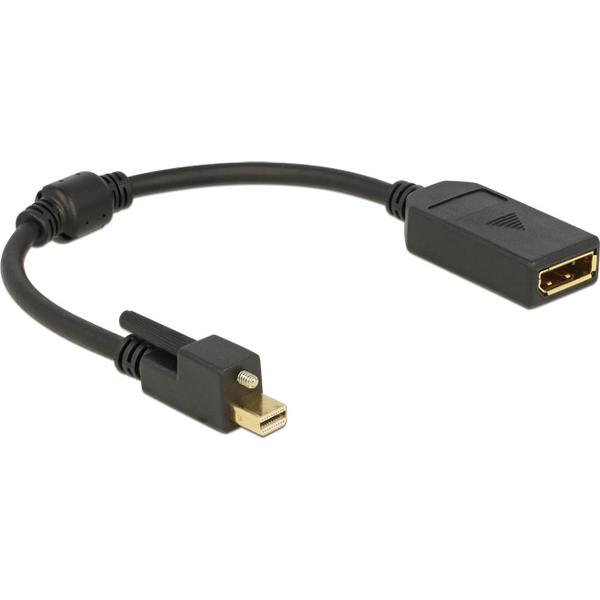 Adapter AV Delock DisplayPort Mini - DisplayPort czarny (62638)