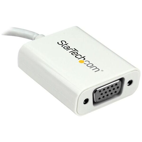 Adapter USB StarTech USB-C - VGA Biały  (CDP2VGAW)