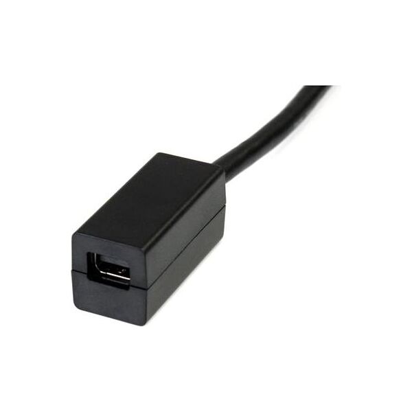 Adapter AV StarTech DisplayPort Mini - DisplayPort czarny (DP2MDPMF6IN)
