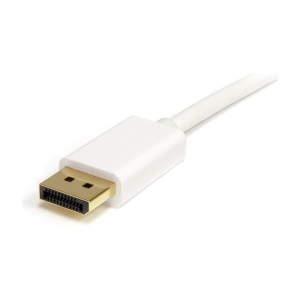 Kabel StarTech DisplayPort Mini - DisplayPort 1m biały (MDP2DPMM1MW)