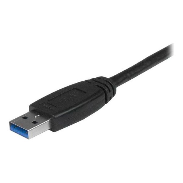 Kabel USB StarTech USB-A - USB-A 2 m Czarny (USB3LINK)