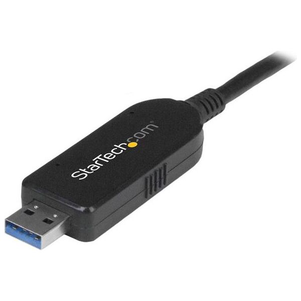 Kabel USB StarTech USB-A - USB-A 2 m Czarny (USB3LINK)