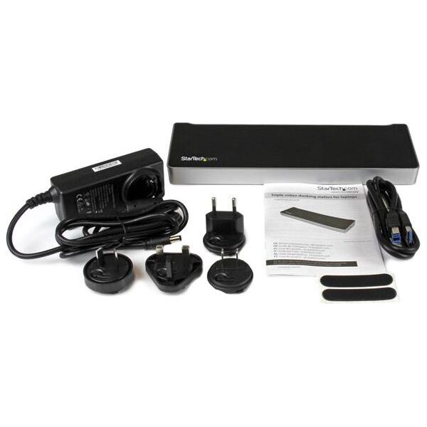 Stacja/replikator StarTech Triple Video Dock USB 3.0 (USB3DOCKH2DP)