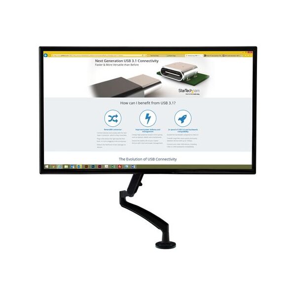 StarTech Uchwyt biurkowy na monitor 12" - 34" (ARMSLIM)