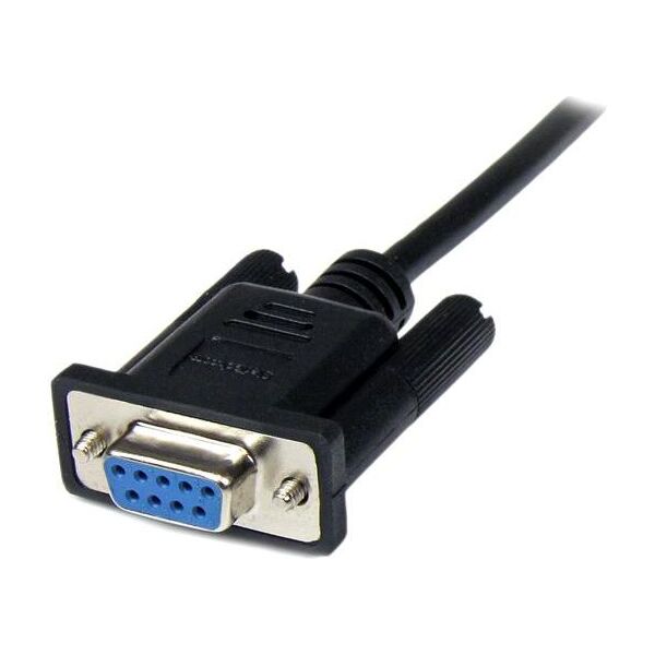 StarTech DB-9 - DB-9, 1m, Czarny (SCNM9FM1MBK)