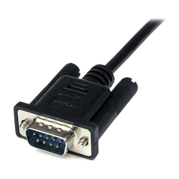 StarTech DB-9 - DB-9, 1m, Czarny (SCNM9FM1MBK)