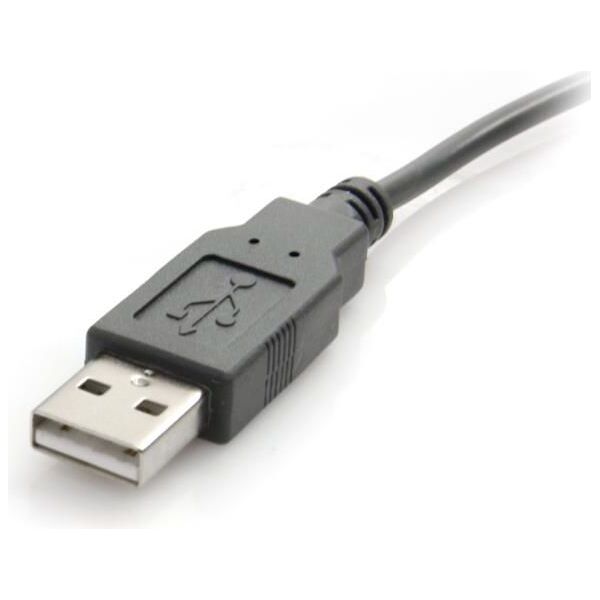 Kabel USB StarTech USB-A - DB-9 0.9 m Szary (ICUSB232DB25)