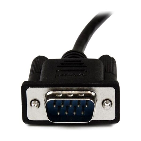 StarTech DB-9 - DB-9, 2m, Czarny (SCNM9FM2MBK)