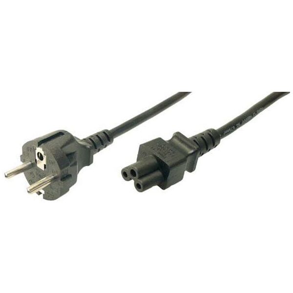 Kabel zasilający LogiLink Schuko - C5, 1.80m (CP093)
