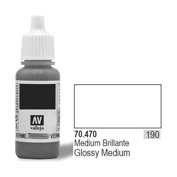 Vallejo Lakier Nr190 Gloss Medium 17ml - 70470