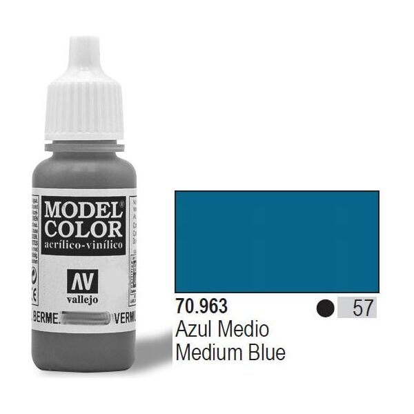 Vallejo Farba Nr57 Medium Blue Matt 17ml - 70963