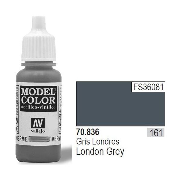 Vallejo Farba Nr161 London Grey 17ml - 70836