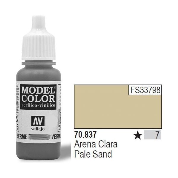 Vallejo Farba Nr7 Sand Light Matt 17ml - 70837