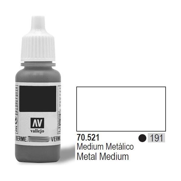 Vallejo Lakier Nr191 Metal Medium 17ml - 70521
