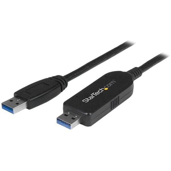 Kabel USB StarTech USB-A - USB-A 2 m Czarny (USB3LINK)