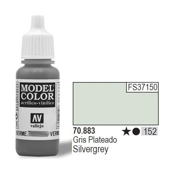 Vallejo Farba Nr152 Silvergrey Matt 17ml - 70883