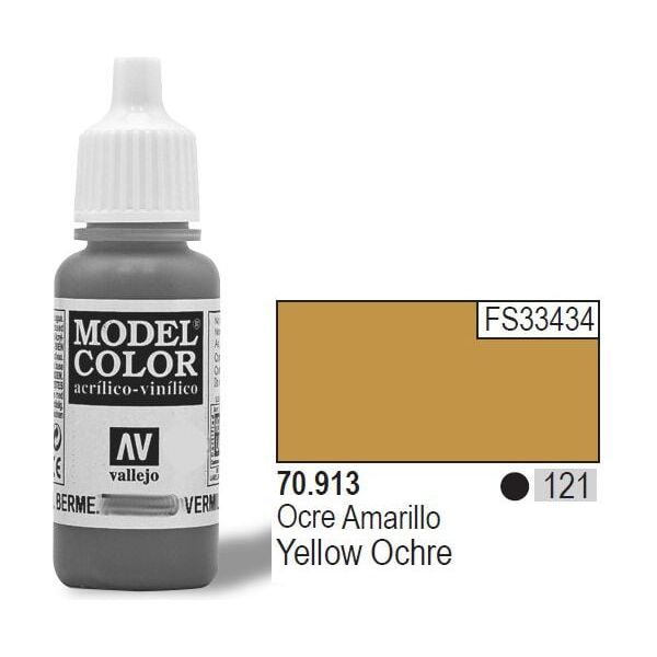 Vallejo VALLEJO Farba Nr121 Yellow Ochre 17ml - 70913