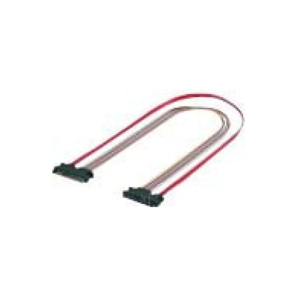 Mcab SATA 22-pin - SATA 22-pin, 0.5m, Czerwony (7008018)