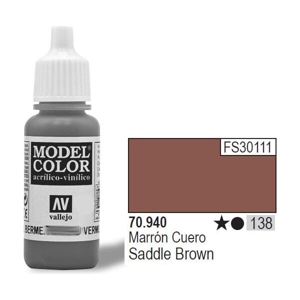 Vallejo Farba Nr138 Saddle Brown 17ml - 70940