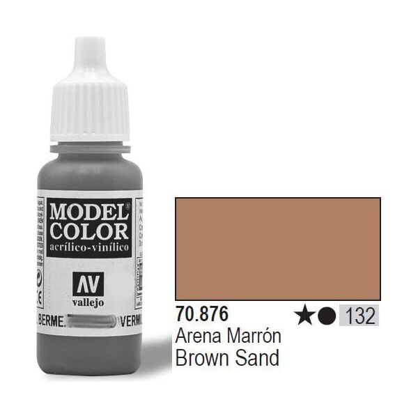 Vallejo VALLEJO Farba Nr132 Brown Sand 17ml - 70876