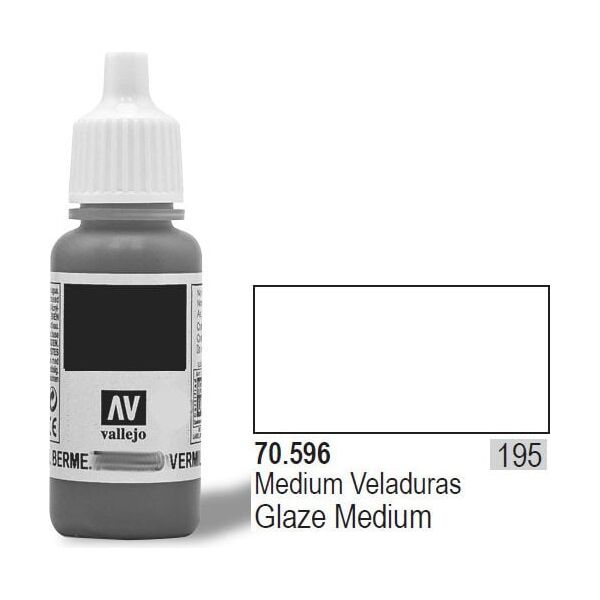 Vallejo VALLEJO Lakier Nr195 Glaze Medium 17ml - 70596