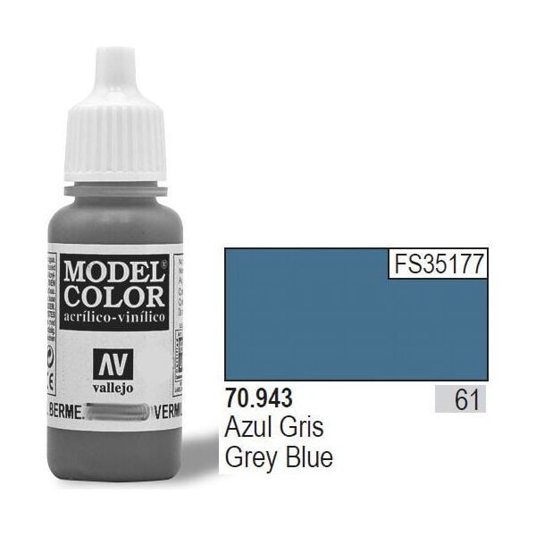 Vallejo Farba matowa Nr 61 Niebieska 17ml (70943)