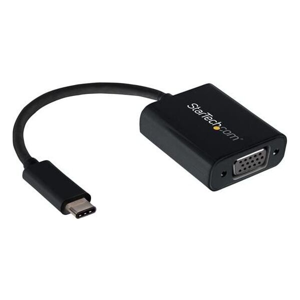Adapter USB StarTech USB-C - VGA Czarny  (CDP2VGA)