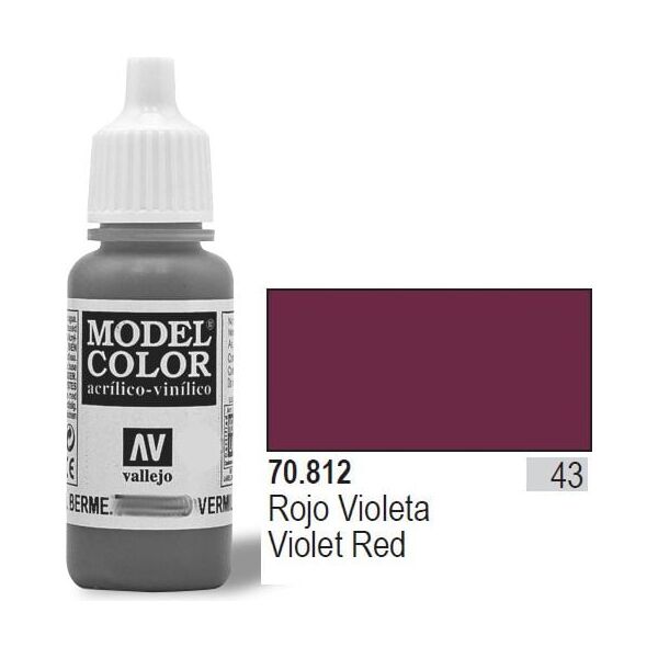 Vallejo Farba Nr43 Violet Red Matt 17ml - 70812