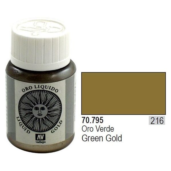 Vallejo Farba Nr216 Green Gold 35ml - 70795
