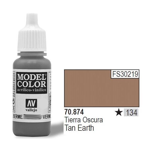 Vallejo Farba Nr134 US Tan Earth 17ml - 70874