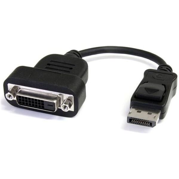 Adapter AV StarTech DisplayPort - DVI-D 0.2m czarny (DP2DVIS)