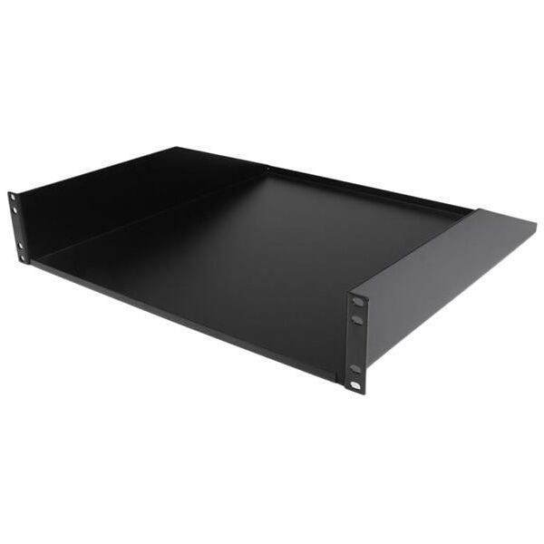 StarTech Półka 19" 2U Czarna (CABSHELFHD)