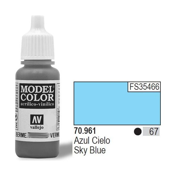 Vallejo Farba Nr67 Sky Blue Matt 17ml - 70961