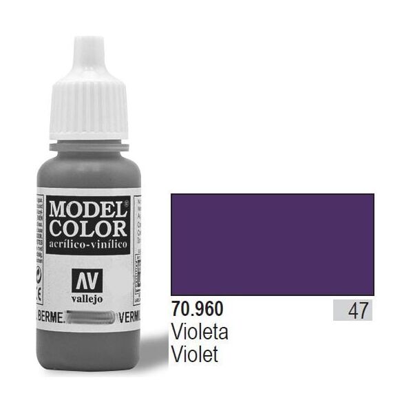Vallejo Farba Nr47 Violet Matt 17ml - 70960