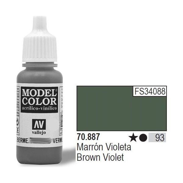 Vallejo Farba Nr 93 Brown Violet 17ml (70887)