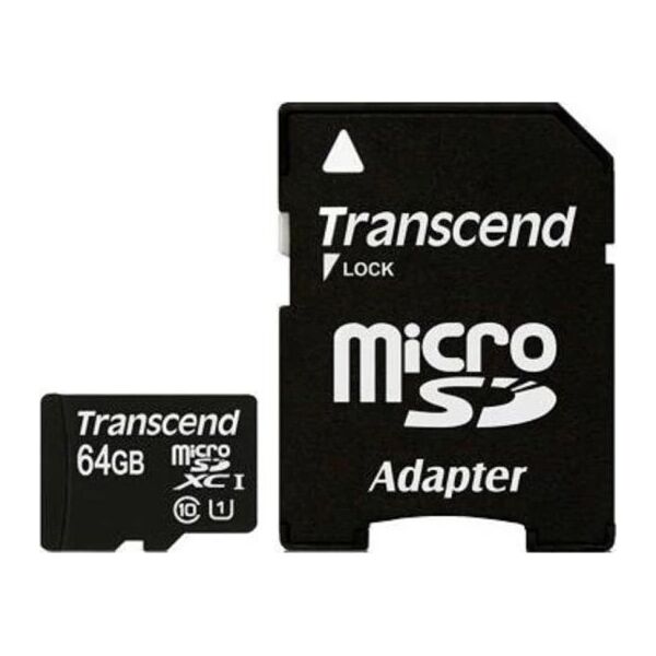 Karta Transcend MicroSDXC 64 GB Class 10 UHS-I  (TS64GUSDXC10)