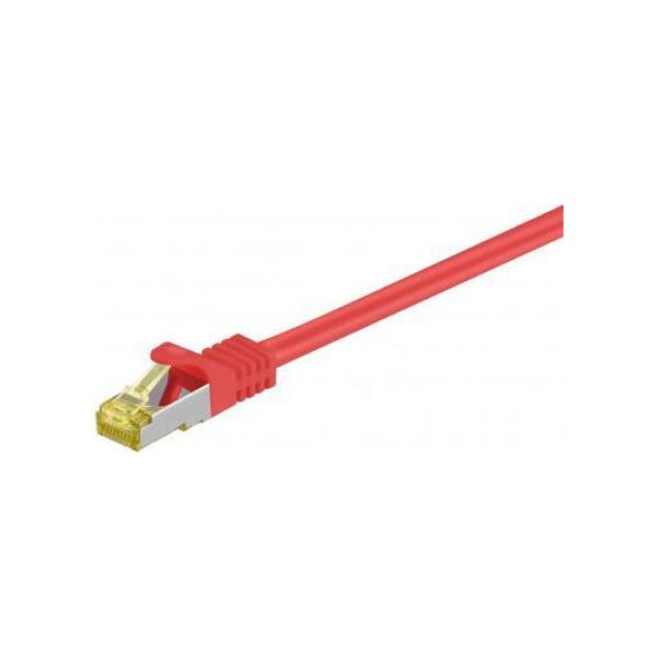 Patchkabel RJ45 S/FTP Cat7 1.00m rot PIMF - ---