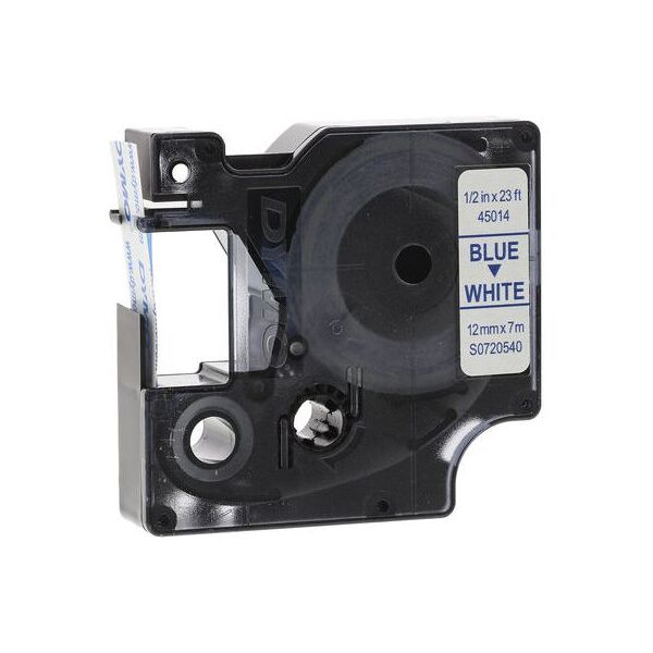Dymo D1 12mm Blue/White labels 45014 (S0720540)